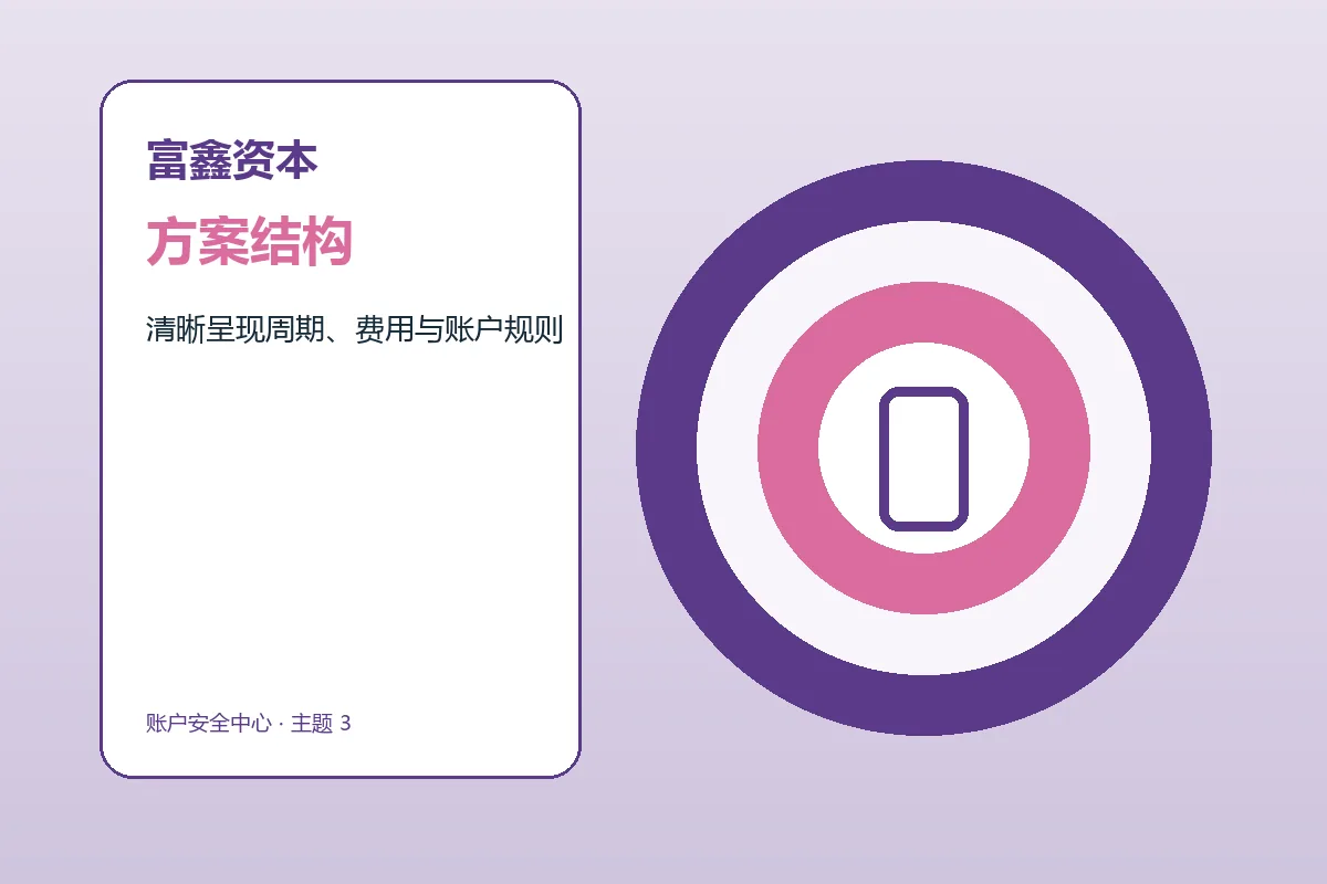 富鑫资本方案条件与服务结构示意